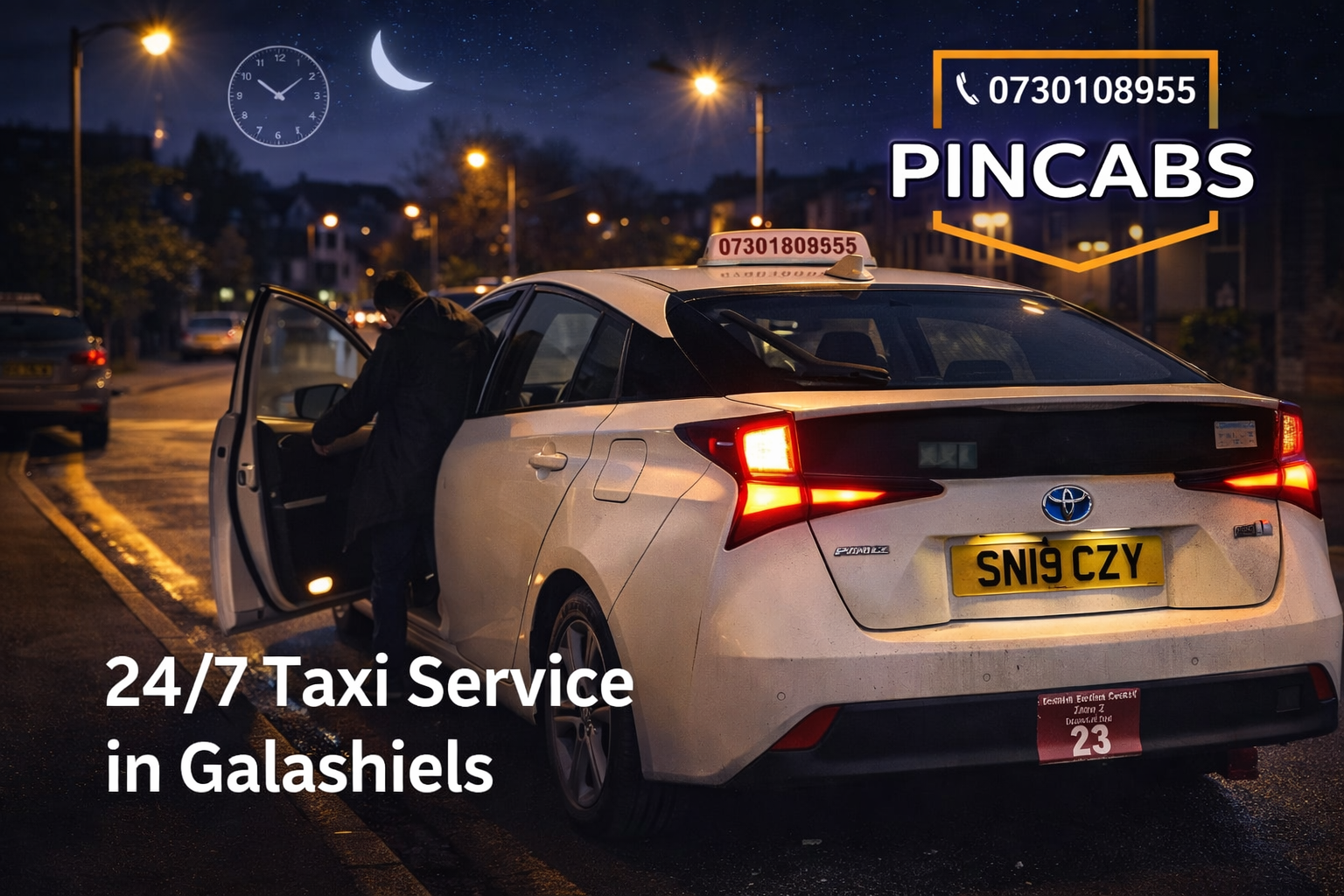 Read more about the article 24 Hour Taxi Cab Near Me in Galashiels – When and Why You Need It