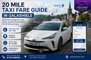 Read more about the article How Much Does a 20-Mile Taxi Journey Cost in Galashiels?