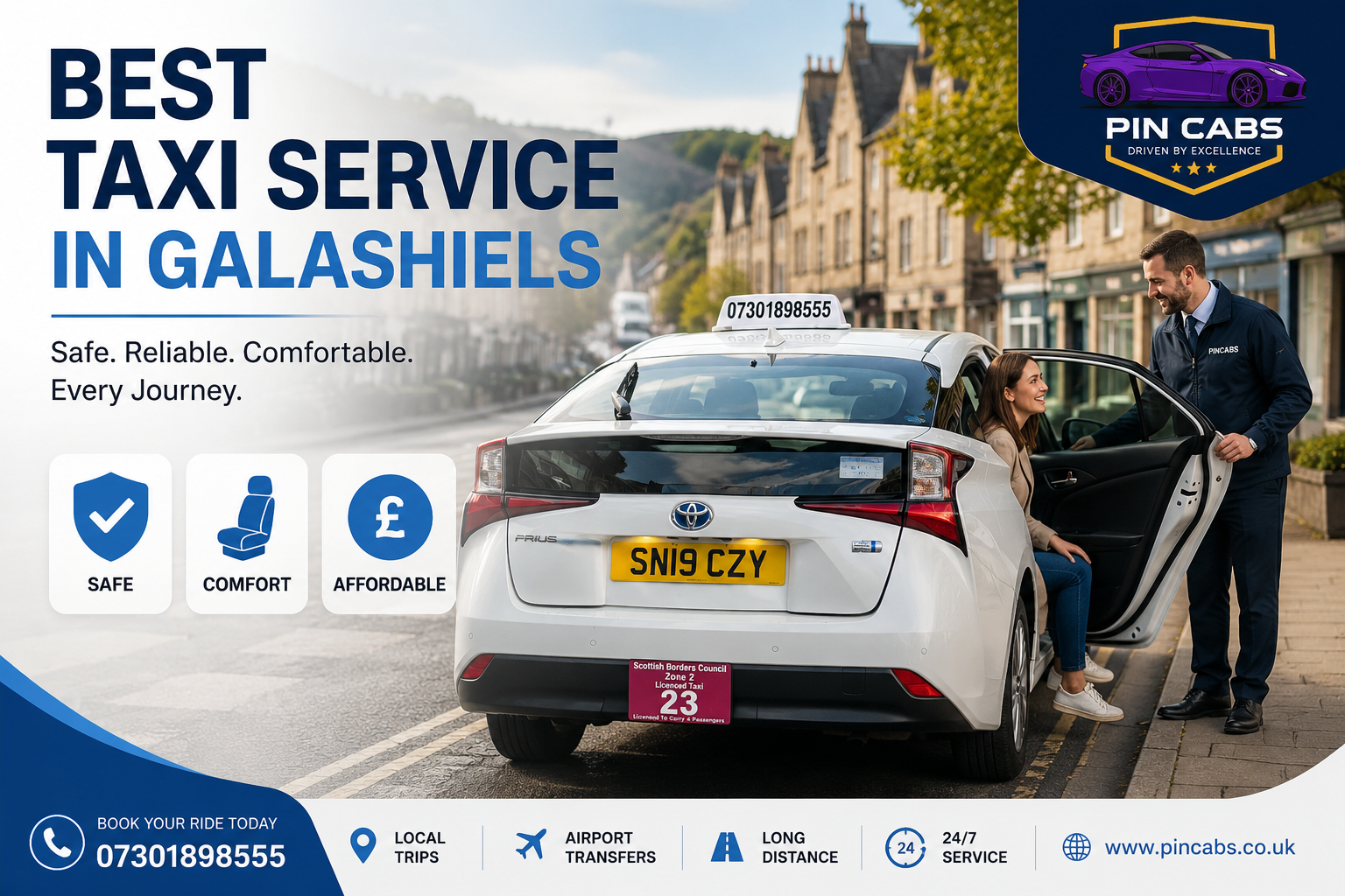 best taxi service in Galashiels