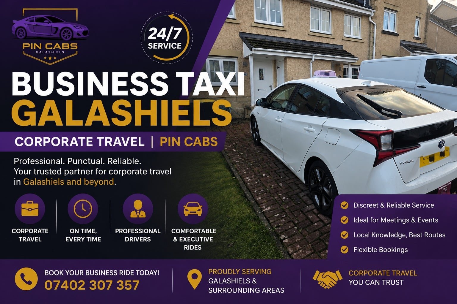 Read more about the article Corporate and Business Taxi Services in Galashiels: Professional Travel Solutions for Modern Businesses