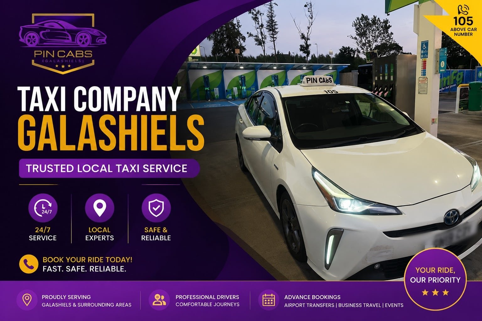 Taxi Company Galashiels Trusted Local Taxi Service