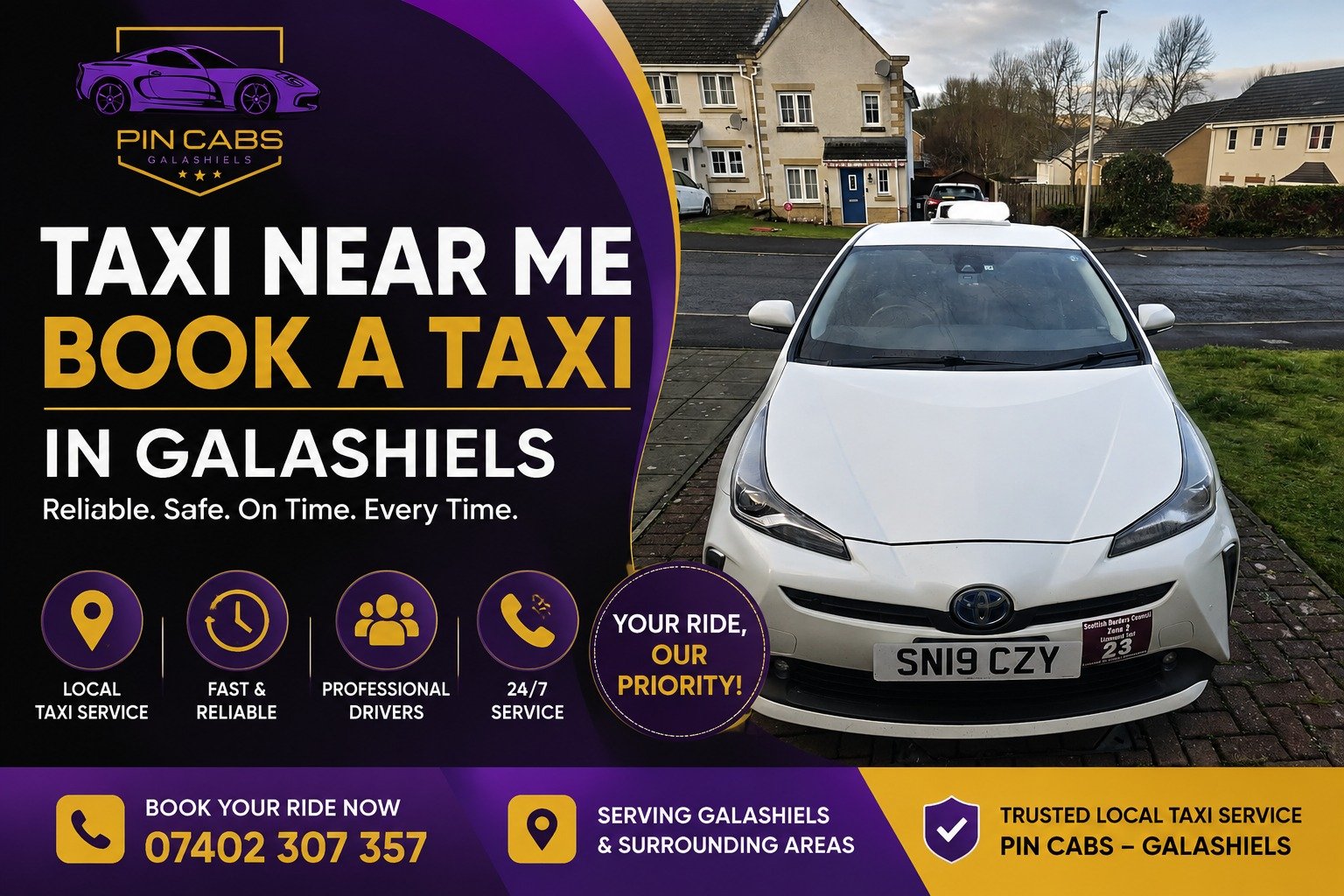 Read more about the article How to Book a Taxi in Galashiels Quickly and Easily